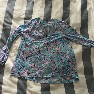 Lilly Pulitzer long sleeve top L